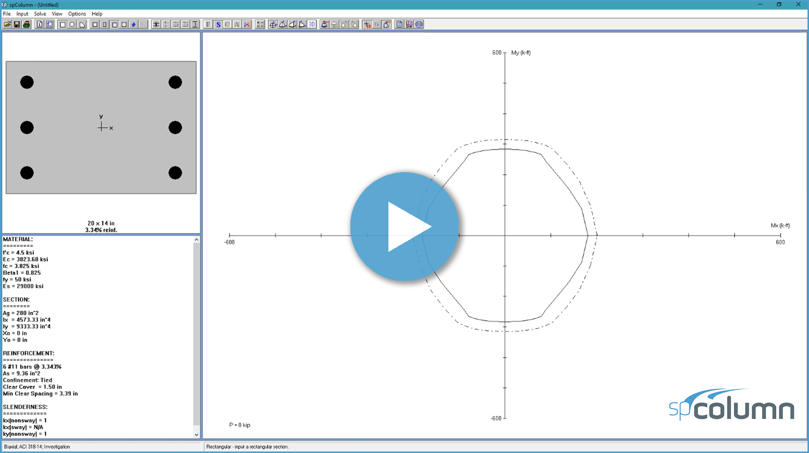 Investigation of a Slender Column in a Nonsway Frame